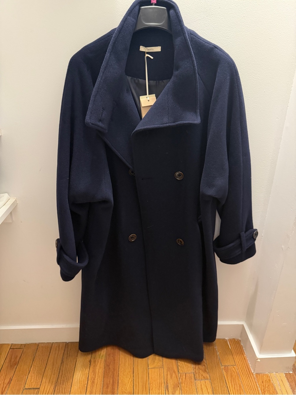 Sessun Indigo Bleeckett Wool Coat